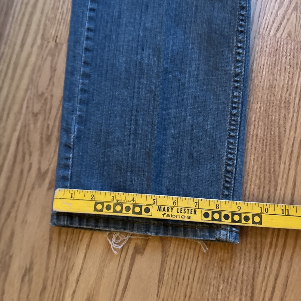 Levis 559 Mens 38x30 Relaxed Fit Straight Distressed Jeans Light Blue Wash VTG - Picture 6 of 14